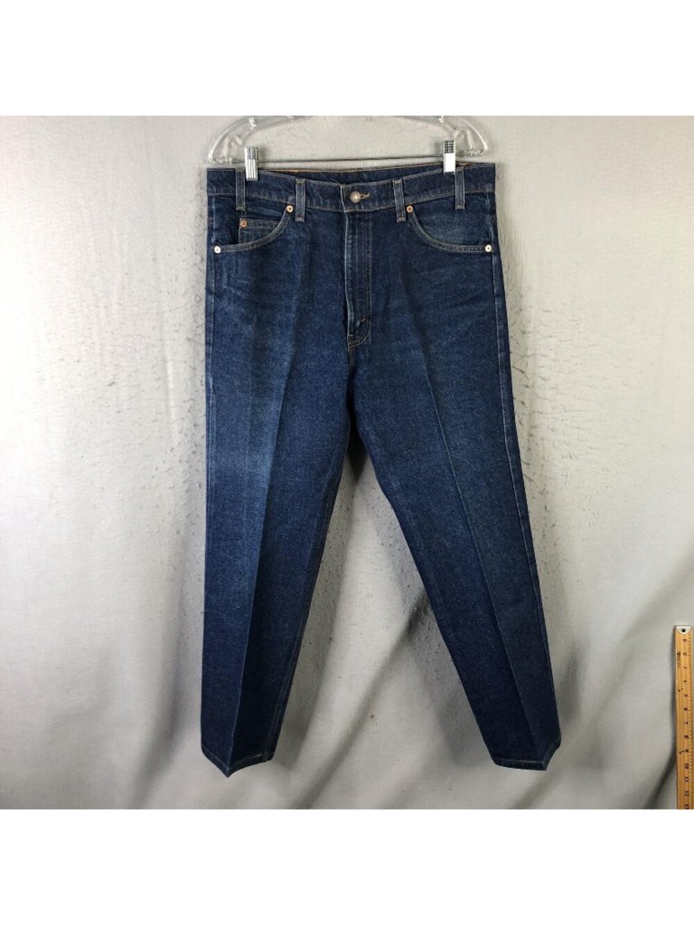Levis 517 Jeans Mens 36x31 Blue Bootcut (Fits 35x28) Orange Tab USA Western